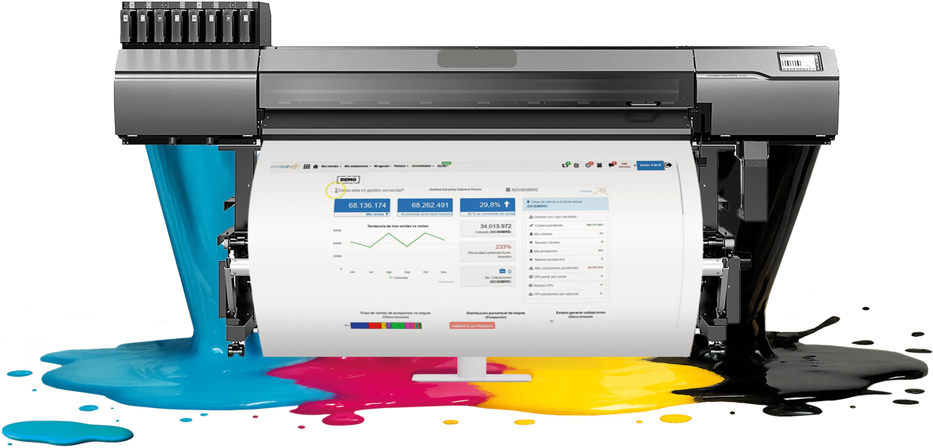 Impresora Emlaze ERP Versión mobile